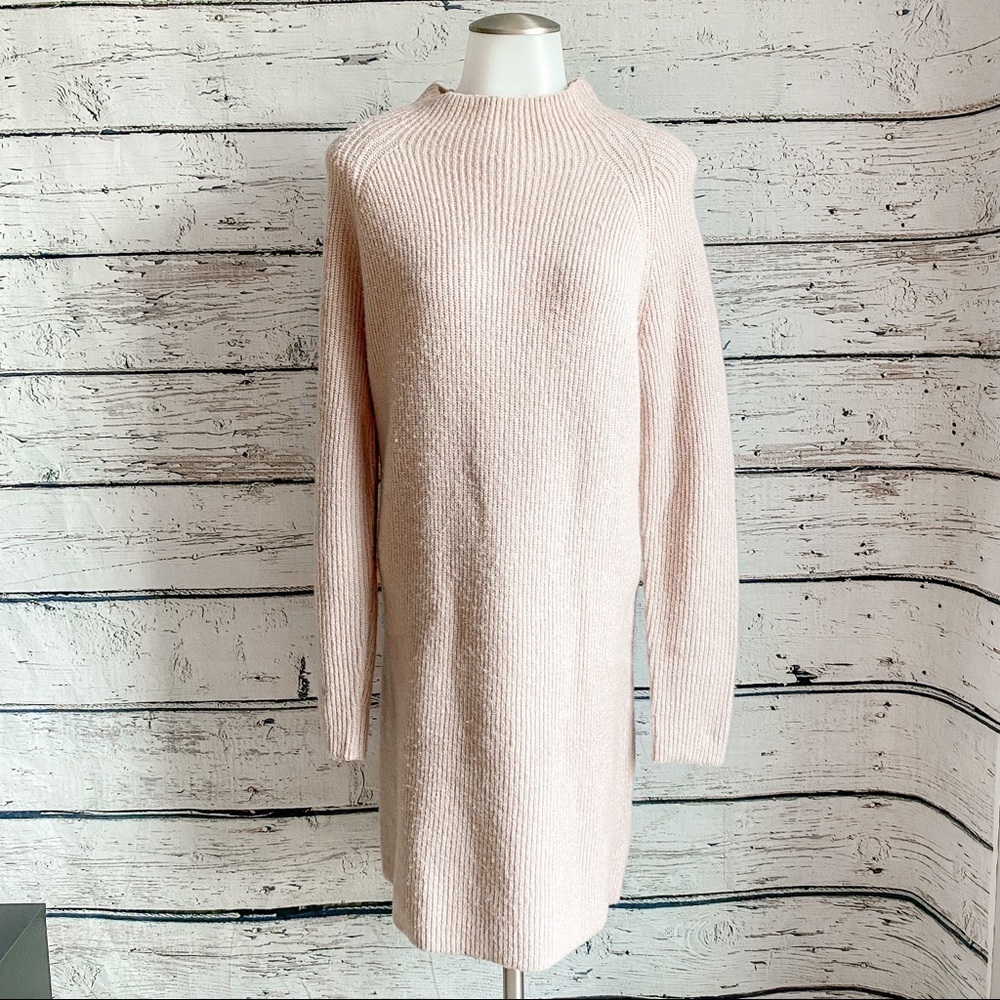 Madewell Mock Neck Sweater Dress